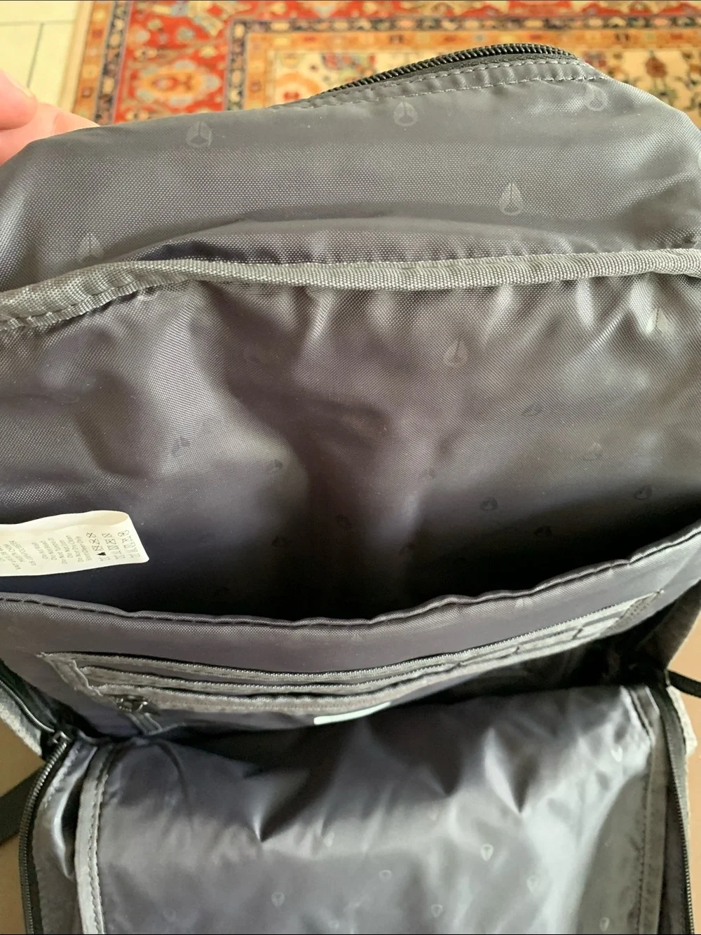 Nixon Del Mar Gray Men's Laptop Backpack in Heather Grey